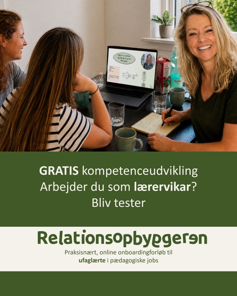 You are currently viewing Lærervikarer søges til at teste Relationsopbyggeren